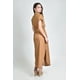 thumbnail image 3 of Vestido camisero de lino Roman Fashion /Juvenil, 2107 (Cafe) cafe CH, 3 of 5