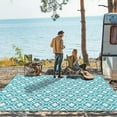thumbnail image 2 of DODOING Outdoor Rugs Carpet for Patio 4'x 6'/6'x 9'/5'x 8' Waterproof Plastic Straw Large Area Rug Portable Carpet Floor Mats for RV Camping Deck Picnic Beach Backyard Indoor Outside Decor Clearance, 2 of 8