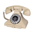 thumbnail image 3 of GUOOL Audio Guest Book Wedding Phone Desk Telephone Recorder for Wedding Home Desk beige, 3 of 9