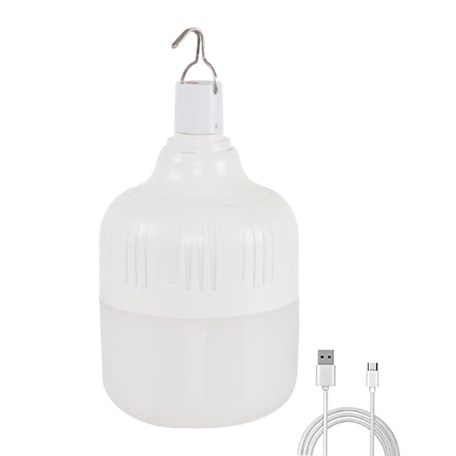 Luz de emergencia LED regulable con gancho Lámpara de jardín Lámpara de camping para viajes al aire libre Hugtrwg Para estrenar
