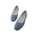 thumbnail image 3 of SIMANLAN Women's Flats Slip on Ballet Flats Comfort Casual Shoes Light Blue 9, 3 of 3