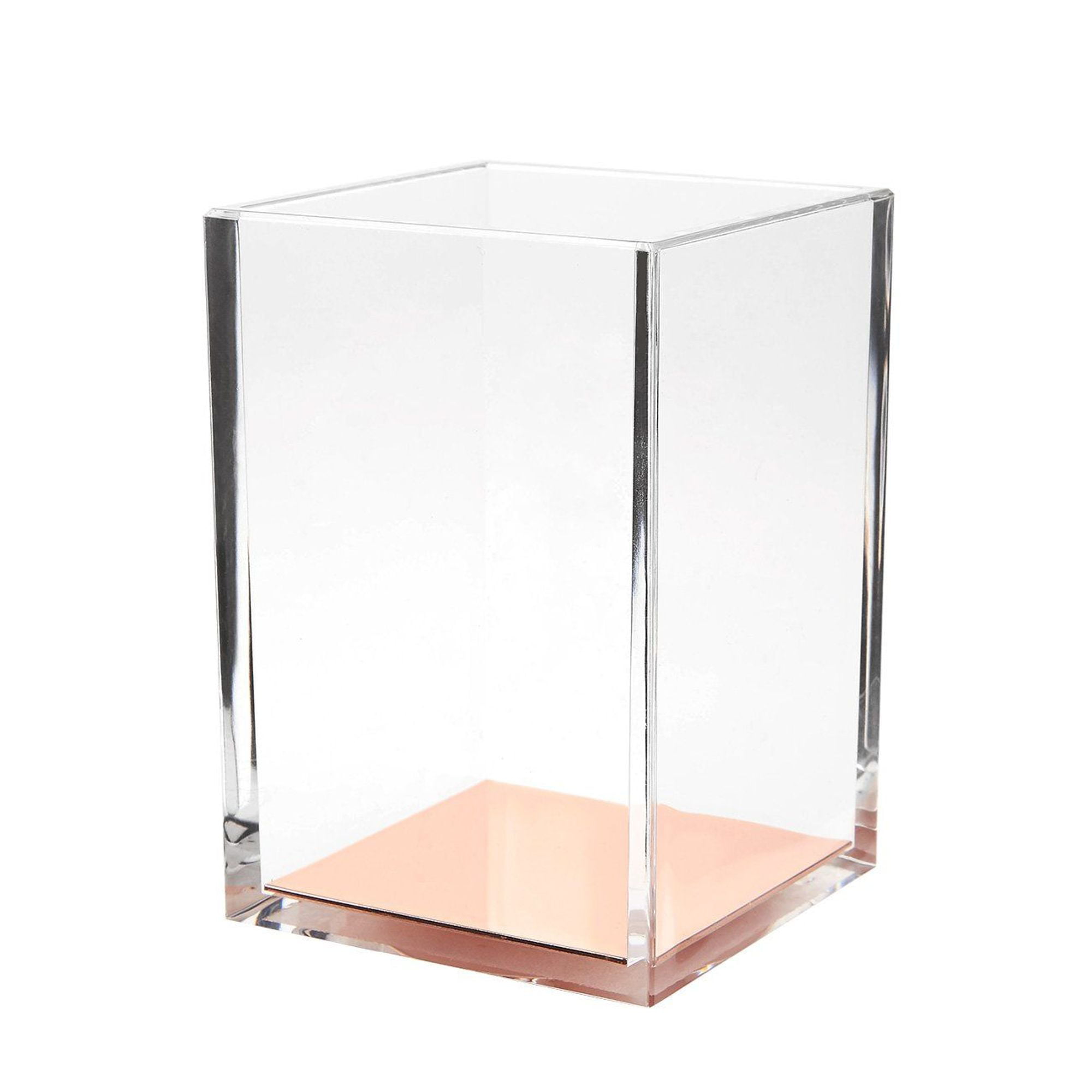 Acrylic Pen Stand Modern Clear Plastic