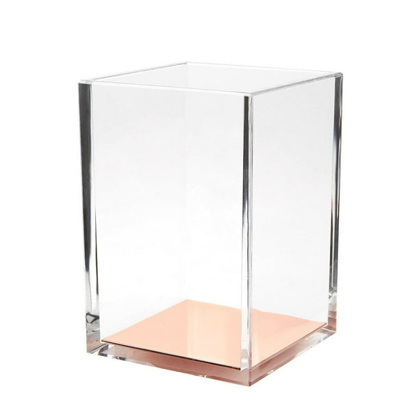 Acrylic Pen Holder Clear Stationery Organizer Desk Organization