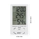 thumbnail image 4 of Reloj higrómetro digital LCD grande para interiores, termómetro y monitor de humedad, medidor de temperatura y humedad, 4 of 8