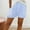 Light Blue, variant on Sentmoon Linen Shorts Women High Waist Long Shorts for Women Breathable Striped Print Regular Fit Swim Shorts Women with Pockets Active for Teen Girls Summer and Trip S-2XL