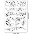 thumbnail image 6 of Christmas Star Transparent Clear Stamps Star Fireworks Backbround Embossing Stamp Sheets Silicone Clear Stamps Seal for DIY Scrapbooking and Card Making Paper Craft Decor, 6 of 7