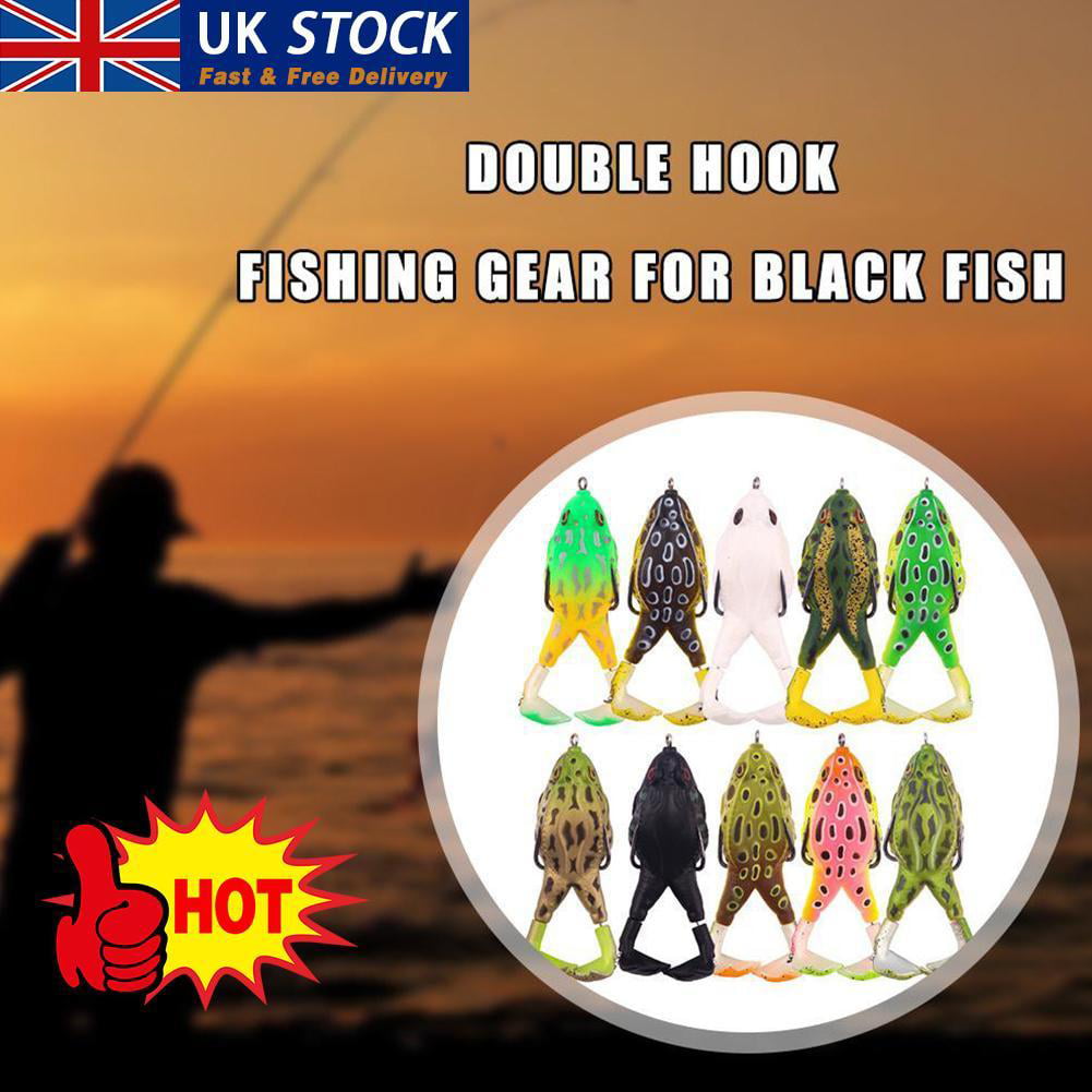 Details about   Double Propellers Frog Soft Bait Soft Silicone Fishing 2020 Lures New J6D6 