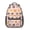 Multicolor Cat Head, variant on Multicolor Cat Head Pink Pattern Backpack for School, Cute School Bag with Adjustable Shoulder Straps and Padded Back, 15.3"x11"x6.7"