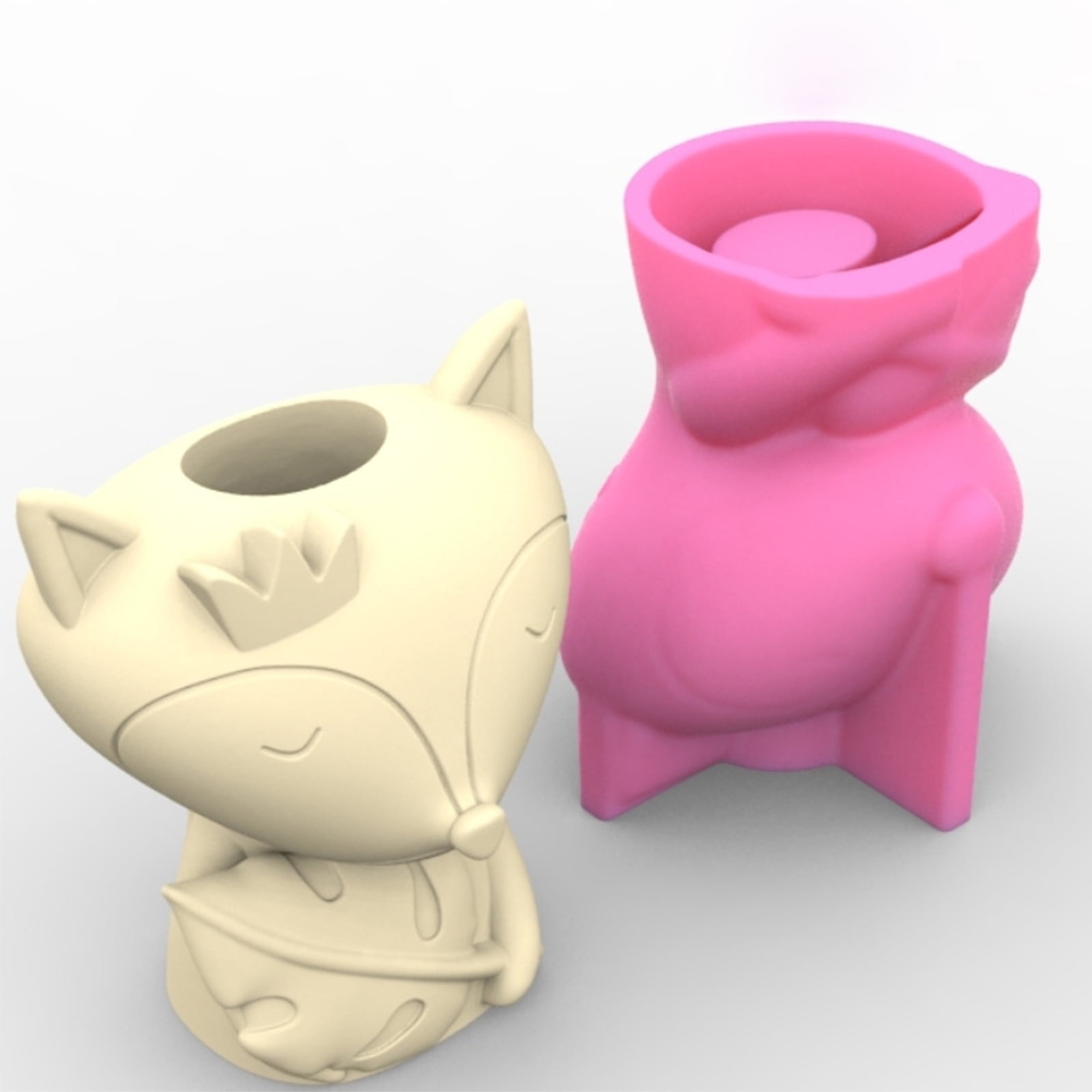 Succulents Flower Pot Resin Silicone Mold Suitable for Garden Concrete Pen Holder Holder Crafts Home Decor