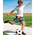 thumbnail image 4 of Lanbubble Boys' Athletic Shorts Quick Dry Stretch Elastic Waist Bottoms Big Boy Mesh Breathable Active Running Workout Shorts for Youth (7-12 Years), 4 of 8