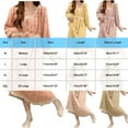 thumbnail image 2 of Gytharion Long Flannel Nightgowns for Women Long Sleeve Plush Warm Winter Nightdress Cute Lace Crew Neck Pullover Sleepshirt Soft Cozy Fuzzy Fleece Bathrobe Sleepwear Loungewear, 2 of 7