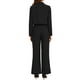 thumbnail image 3 of INSPIRAR CHIC Conjunto de 2 Piezas para Mujeres, Saco Corto con Solapa de Negocios y Pantalones de Pierna Ancha, Trajes de Trabajo M Negro, 3 of 6