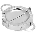 thumbnail image 1 of Qiilu Dumpling Maker Wrapper Stainless Steel Cutter Pie Ravioli Making Fold Mould Tool, 1 of 8
