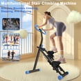 thumbnail image 5 of Stair Stepper for Home-Upgrade Vertical Climber Workout Machine for Full-Body Exercise Climber Fitness Equipment with Stable Frame Adjustable Handlebar-Blue, 5 of 12