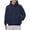 Navy, variant on Blekii Men's Cotton Collar Pullover Sweatshirt, Casual Long Sleeve Shirt Style Top, Soft Blend for Everyday Comfort, Versatile Layering Piece, Minimalist Design for Work Or Leisure,