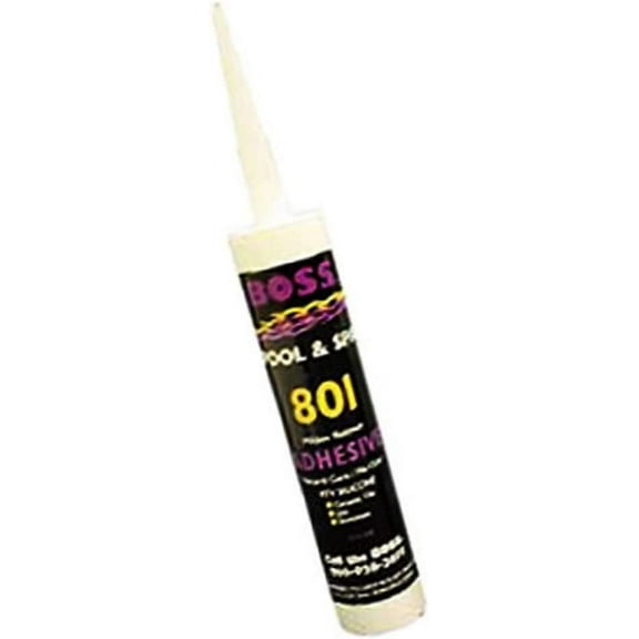 BOSS 80100B Clear Silicone Adhesive 10.3 OZ for Pool Filters