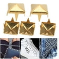 thumbnail image 4 of 400 Sets Leather Rivets 4mm-7mm Decorative Rivets Brass Studs for Clothing Backpacks Shoes Hat Jackets Jeans, 4 of 7