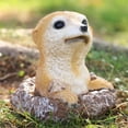 thumbnail image 1 of Design Out Of The Meerkat Statue d'Animal de Jardin en Polyrésine Couleur Complète, 1 of 7