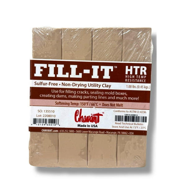 Chavant - Fill-It Cream - High Melt (Mold making putty) 1lb ( 1 Unit )