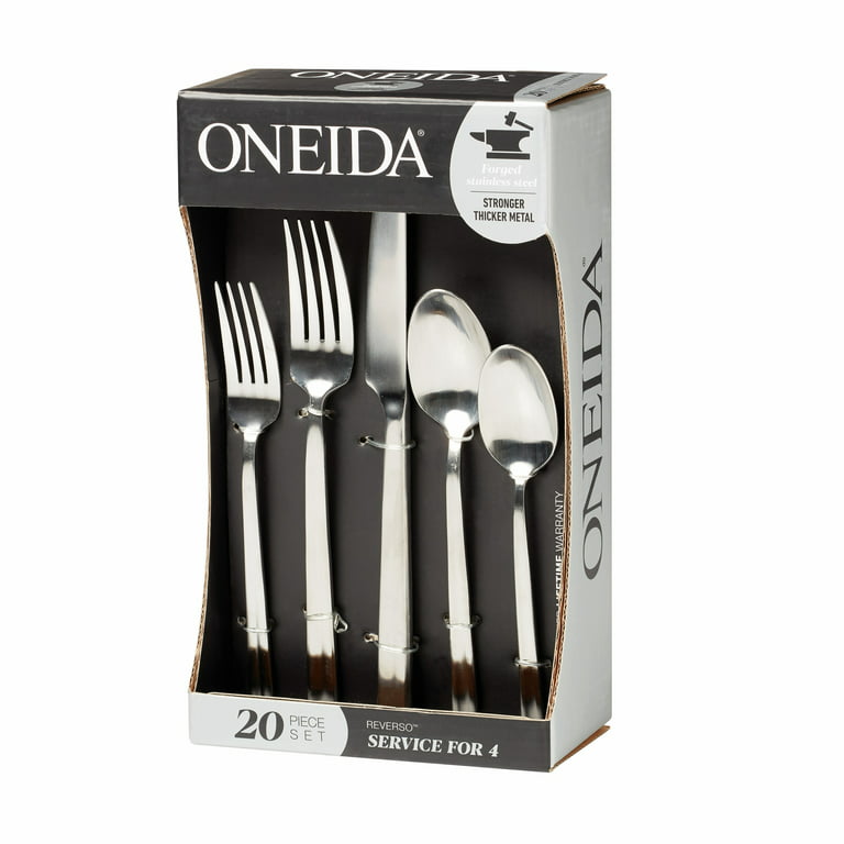 Oneida Legend 20 Piece Casual Flatware Set, Service for 4