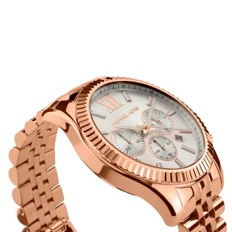 Michael Kors Gold plated chronograph quartz watch Michael Kors Lexington Men main image 4