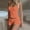 Orange, variant on FAHXNVB Womens Pajamas Set Casual Polka Dot Printed Sleepwear Soft Pj Sets 2 Piece Sleeveless Cropped Cami Top and Shorts Loungewear S-XXL