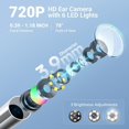 thumbnail image 3 of 2025 Newest Model Otoscope with Light, 720P HD Ear Cleaning Camera and 6 LED, 3 of 5