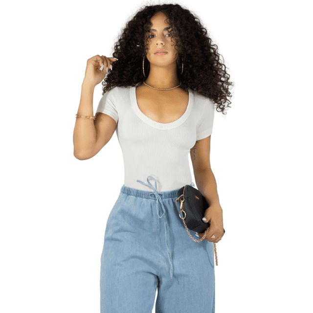Player Mujer Texturizada Casual Stretch Blusa Dama Top