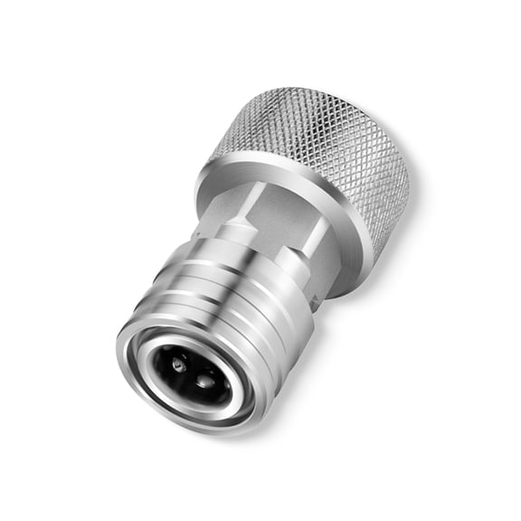 Garden Hose to Mini Power Washer Adapter-3/4 GHT to 1/4, Stainless Steel for Car Wash