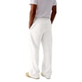 thumbnail image 6 of Men's Baggy Sweatpants Wide Leg Lounge Sweat Pants with Pockets White 3XL, 6 of 6