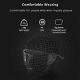 thumbnail image 4 of For DLP Link Active Shutter 3D Glasses USB Rechargeable Eyeglasses for Home Cinema DLP Projector Not Suitable for All TV, 4 of 8