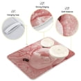thumbnail image 4 of Pink Cute Bear Dish Drying Mat Dish Drainer Rack Mats Water Absorbent Non-Slip Easy Clean Heat Resistant for Kitchen Counter, 4 of 8
