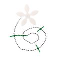 thumbnail image 1 of Gancho de cadena de dragado de flores, herramienta de limpieza para quitar el pelo, gagdet, fregadero de cocina, inodoro, tubo de desagüe, 11 Feliz Sencillez, 1 of 5