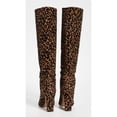 thumbnail image 4 of Steven by Steve Madden Joanis Leopard Knee High Dress Block Heel Pointed Boots (6, Leopard), 4 of 5