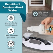 STEAM AND GO Demineralized Water Floor Cleaner Solution for Steam Mops, Tropical Bloom, 32 fl oz
