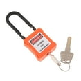 thumbnail image 3 of Langgg PL38-KD 38 mm PVC Curved Safety Lockout Padlock Orange, 3 of 7