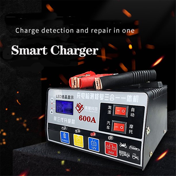 9/12A 12V/24V Trickle Battery Charger Automotive 12 Volt 24 Volt Car