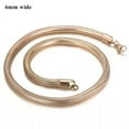 thumbnail image 3 of 2.5/3/4/5/6mm 316L Stainless Steel Men Women Round Snake Chain Necklace20"22"24", 3 of 6