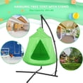 thumbnail image 4 of Pirecart Hammock C-Stand with Hanging Tree Tent for Indoor Outdoor use with LED Decoration Lights, Green, 4 of 7
