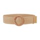 thumbnail image 4 of Cinturón de poliéster para mujer, elegante, ajustable, de color sólido, con frenillo bilateral, 4 of 4