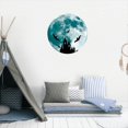 thumbnail image 4 of Adhesivo de pared redondo y luminoso con forma de luna para habitación infantil, ideal para Halloween. castillo de la luna, 4 of 8