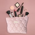thumbnail image 2 of CQCYD under $5 Puffer Quilted Makeup Bag,Large Makeup Bag,Cute Cloud Toiletry Bag,Portable Travel Makeup Bag, Toiletry Organizer Pouch Storage Make Up Bag, 2 of 9
