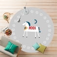 thumbnail image 4 of Cartoon Animals Pattern Play Mat Basket Waterproof Non-Slip Baby Floor Game Crawling Rugs Baby Gyms & Playmats, 4 of 4