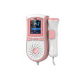 thumbnail image 1 of Detector De Frecuencia Cardíaca Fetal Doppler + Gel Batería, Belug, Blanco/Rosa, 1 of 5