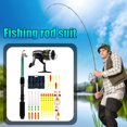 thumbnail image 3 of Kit de accesorios combinados de pesca de mar completo telescópico de carretes de caña de pescar de 1,6 m Ndcxsfigh Nuevos Originales, 3 of 9