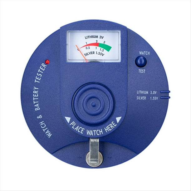 Probador de Movimiento de Cuarzo, Probador de Pulso de Pilas de Reloj de Tipo Circular y Analizador de Pilas de Botón de 1,5 V y 3 V