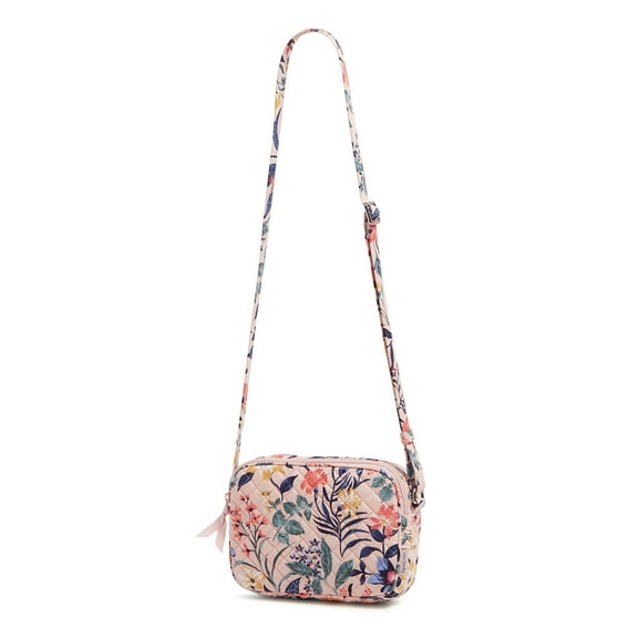 Vera Bradley Women's Cotton Evie Crossbody Bag Paradise Coral