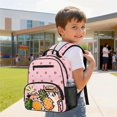 thumbnail image 3 of Pzuqiu Pineapple Axolotl Lightweight Toddler Girls Backpack with Water Bottle Holder Toddler Book Bag With Front Pocket Comfortable Lightweight School Shoulder Bag for Preschool, 3 of 7