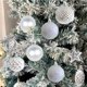 thumbnail image 5 of Decoraciones Del Árbol de Navidad Juego de Ornamentos de Bola de Plástico Azul, 6x6x6cm 20Pcs con Cuerdas Colgantes Perlas para la Fiesta de Vacaciones Del Hogar Ornamentos Del Árbol de Navidad, 5 of 6