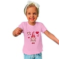 thumbnail image 2 of Penkiiy Toddler Kids Boys Girls Fashion Cute Round Neck Print Short Sleeve Top 7-8 Years Pink, 2 of 6
